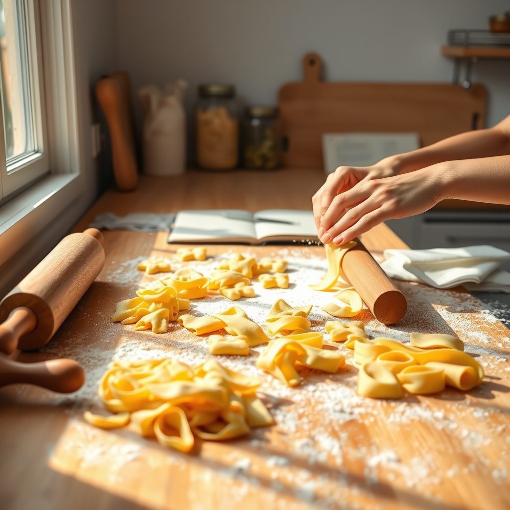 パスタ作りワークショップ